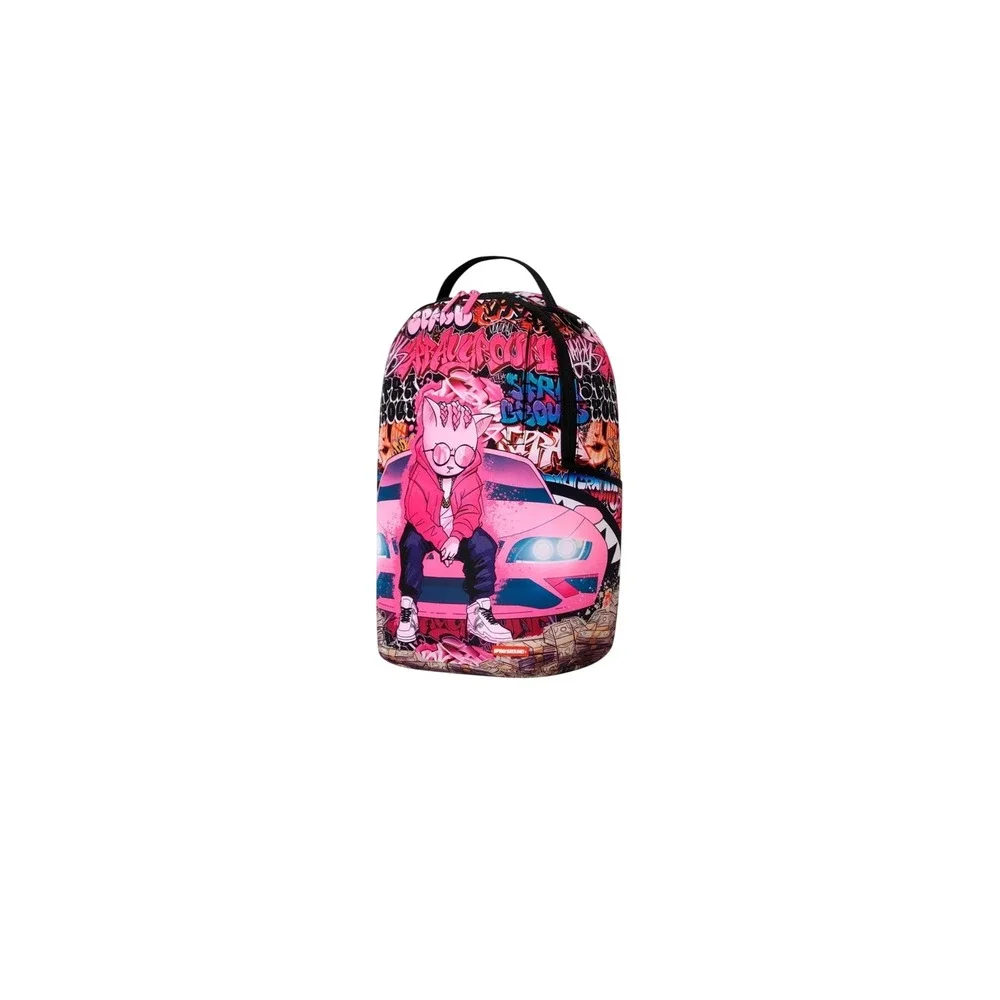Sprayground Pink Panther Spray Can Backpack New School Bag Bookbag B9155